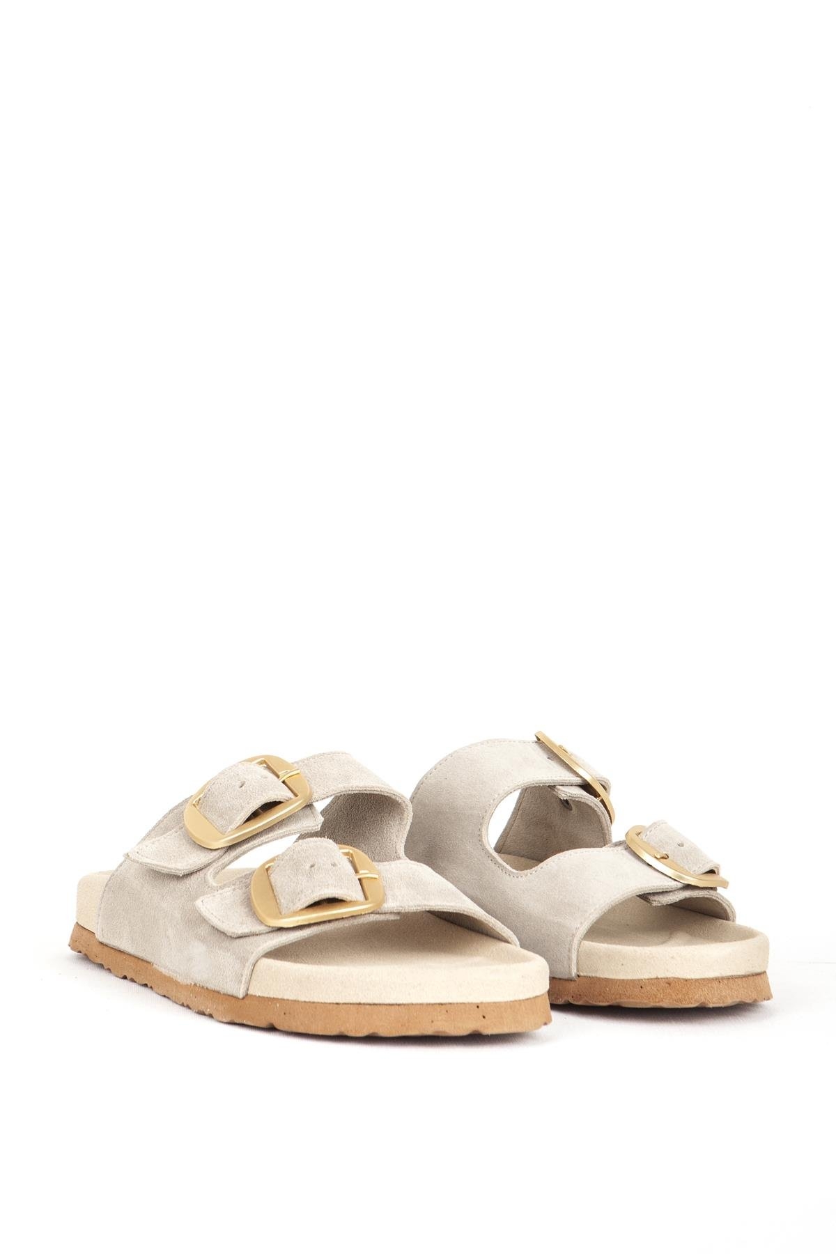 7543 Kadın Deri Terlik - Görsel 3