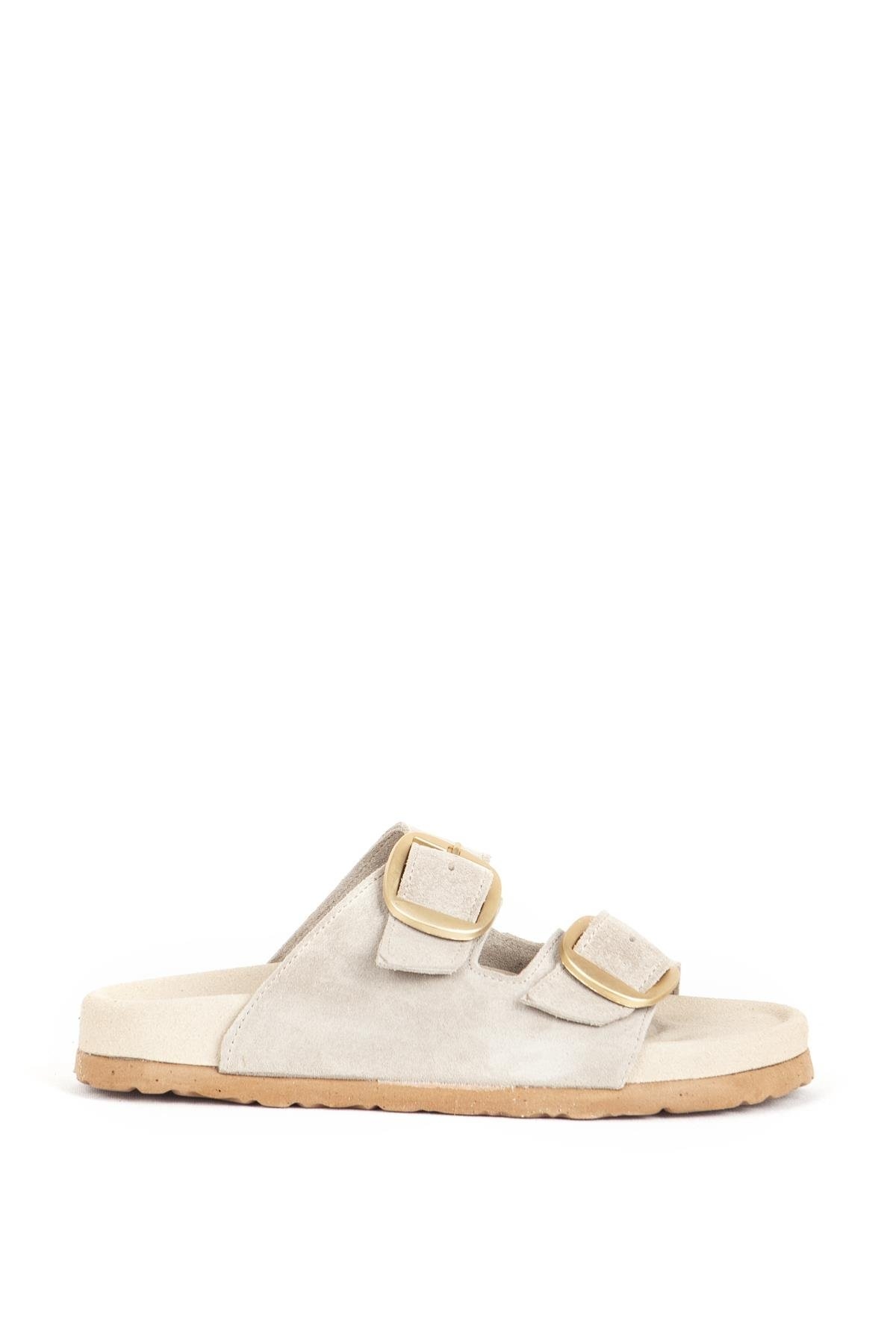 7543 Kadın Deri Terlik - Görsel 4