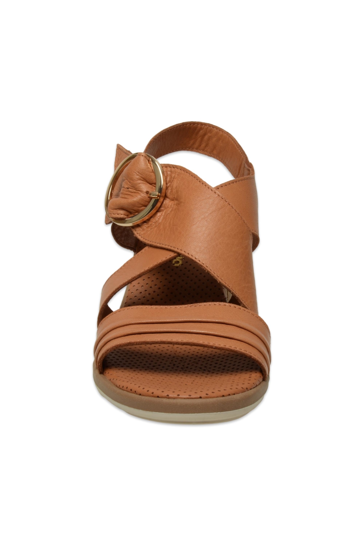 D25Ys-2605 Günlük Taba Kadın Sandalet - Görsel 4