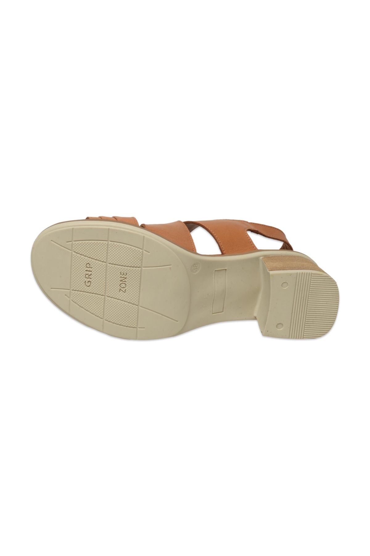 D25Ys-2605 Günlük Taba Kadın Sandalet - Görsel 6