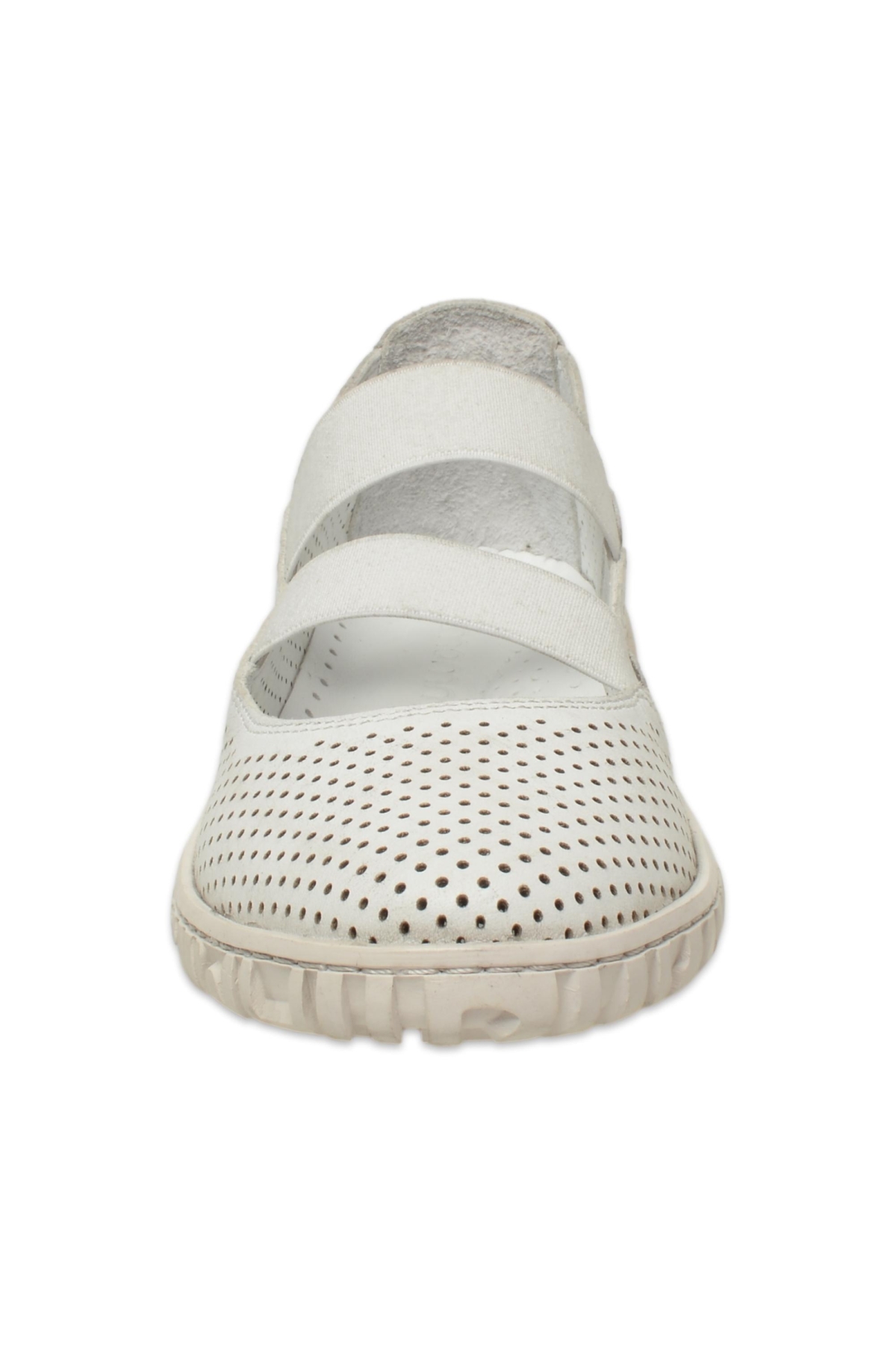 D25Ya-645 Günlük Beyaz Kadın Babet - Görsel 4