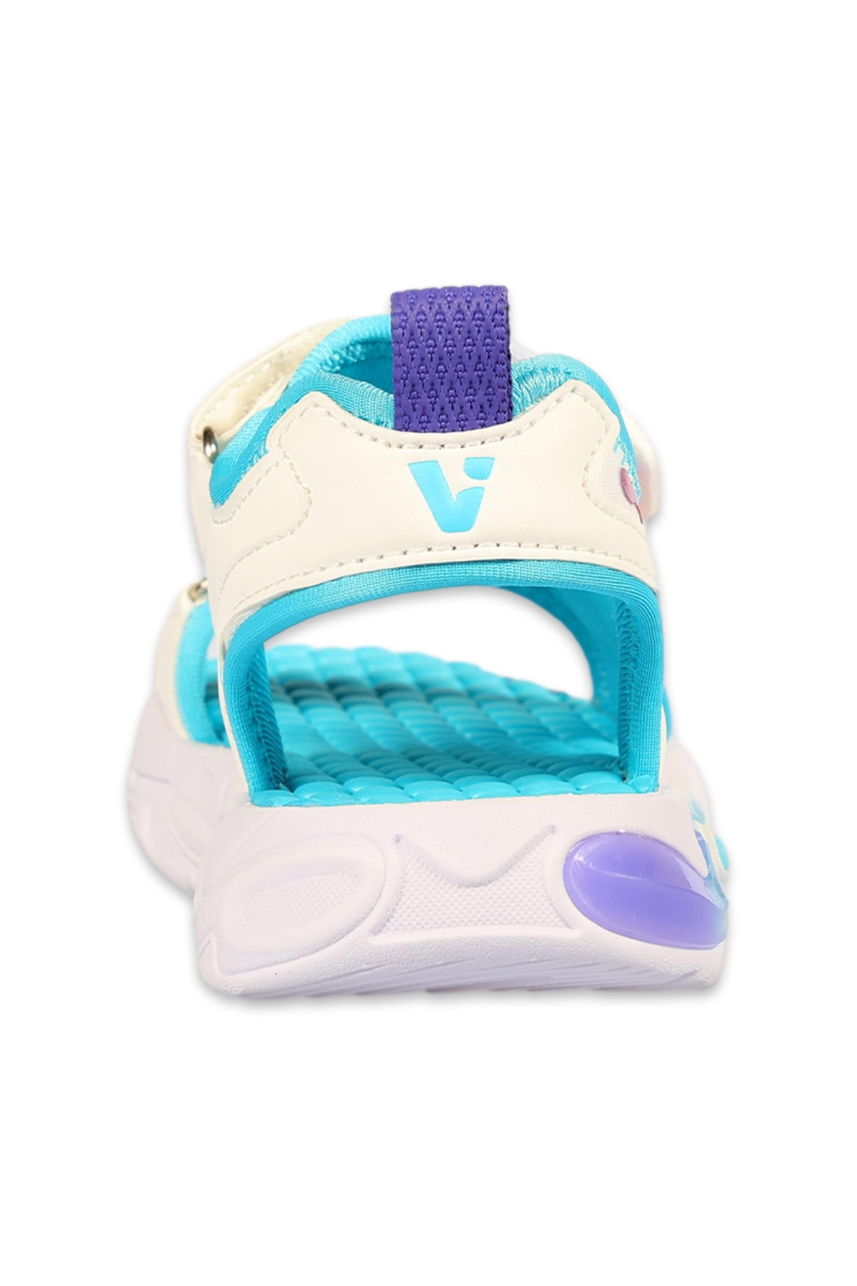 332.F25Y.210 But Filet Işıklı Phylon Beyaz Çocuk Sandalet - Görsel 5