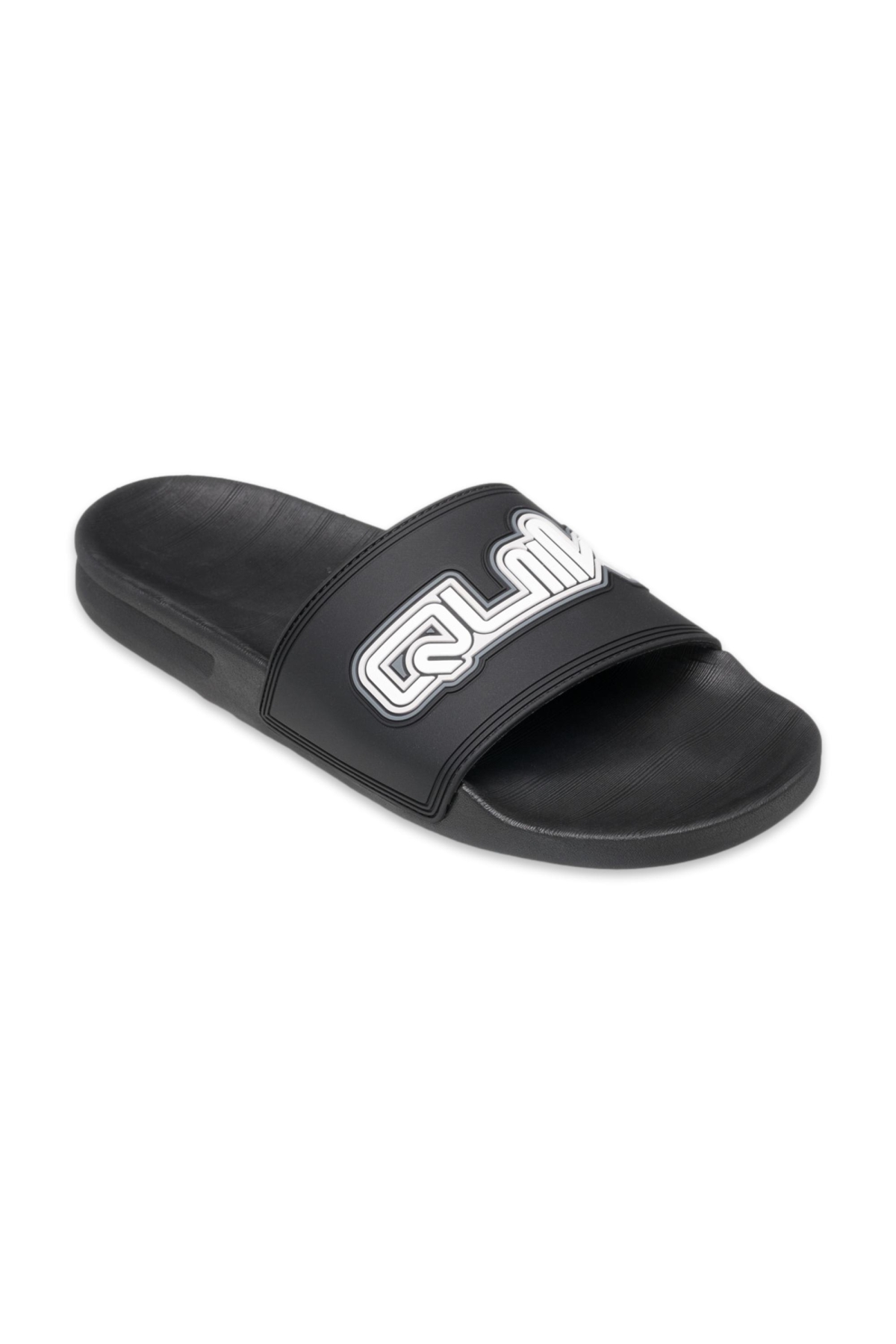 Aqyl101354M Rivi Wordmarkslideii Siyah-Beyaz Erkek Terlik - Görsel 2