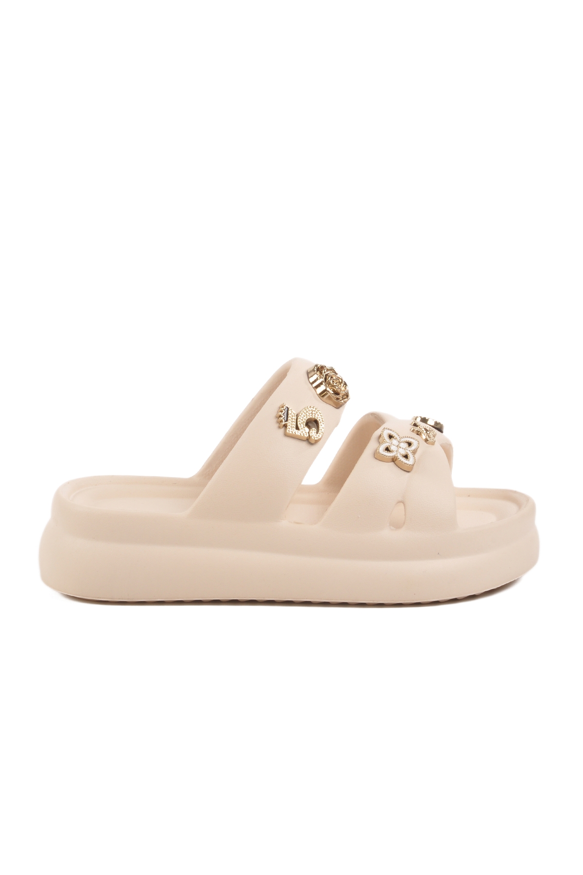 Ekru Eva Hafif Esnek Kadın Terlik 510 Z - Görsel 2