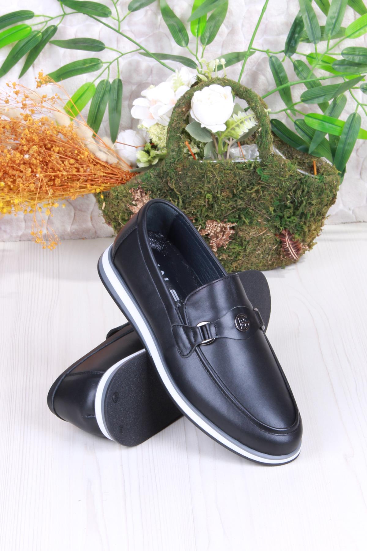 42464 Rahat İç Ve Dış Hakiki Deri Loafer Erkek Ayakkabı - Görsel 5