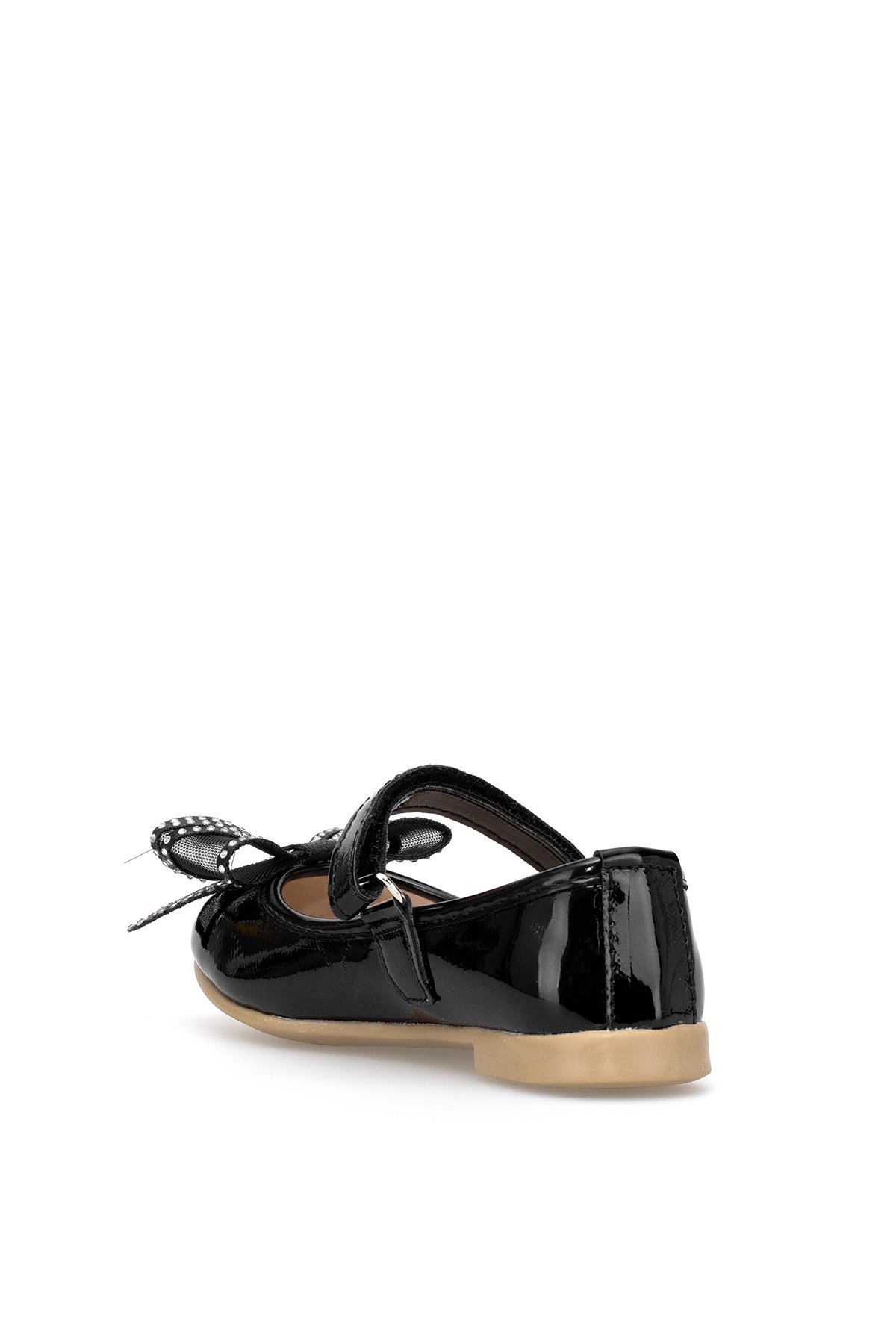 Elit HY-F-10003-25Y Patik Kız Çocuk Babet Siyah - Görsel 5