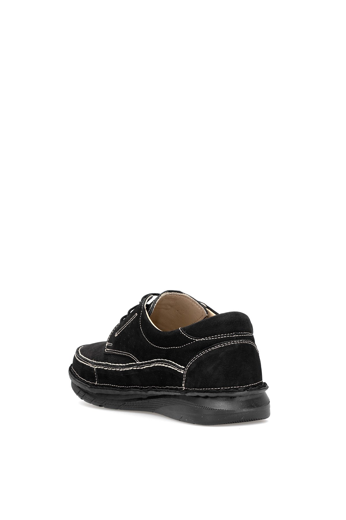 Elit ERLSN2627N Erkek Hakiki Deri Ortopedik Casual Ayakkabı Siyah - Görsel 5