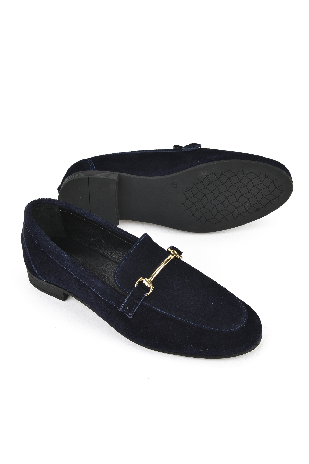 Hakiki Deri Kadın Ayakkabı 1511033Z4830832 Lacivert - Görsel 5