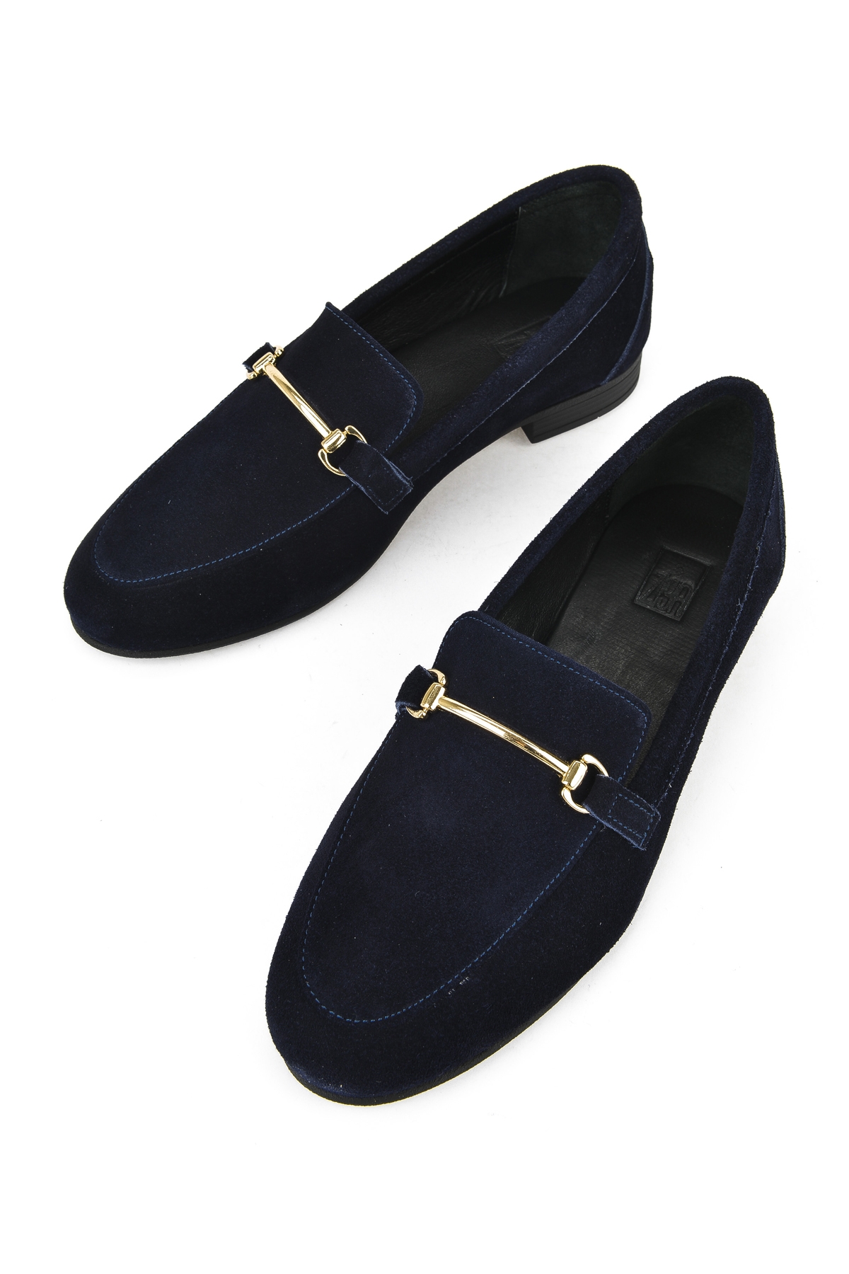 Hakiki Deri Kadın Ayakkabı 1511033Z4830832 Lacivert - Görsel 6