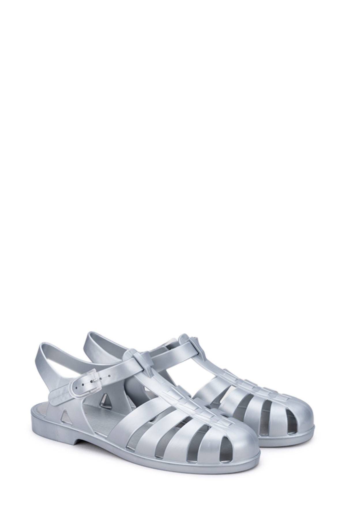 BB340 BIARRITZ METAL Gümüş Kadın Sandalet - Görsel 3