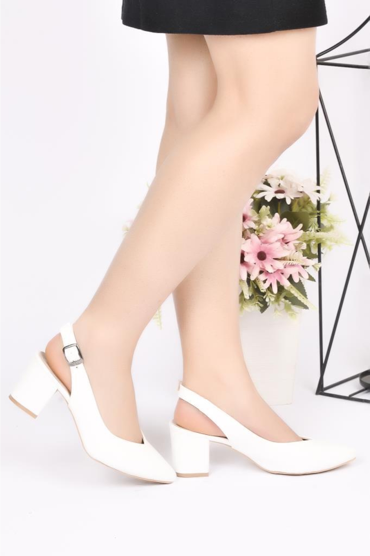 Blnr 02070 5 cm Kadın Topuklu Ayakkabı - Görsel 3