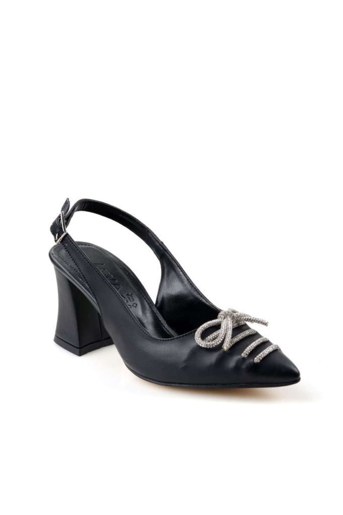Asy 02466 7 Cm Kadın Topuklu Ayakkabı - Görsel 3