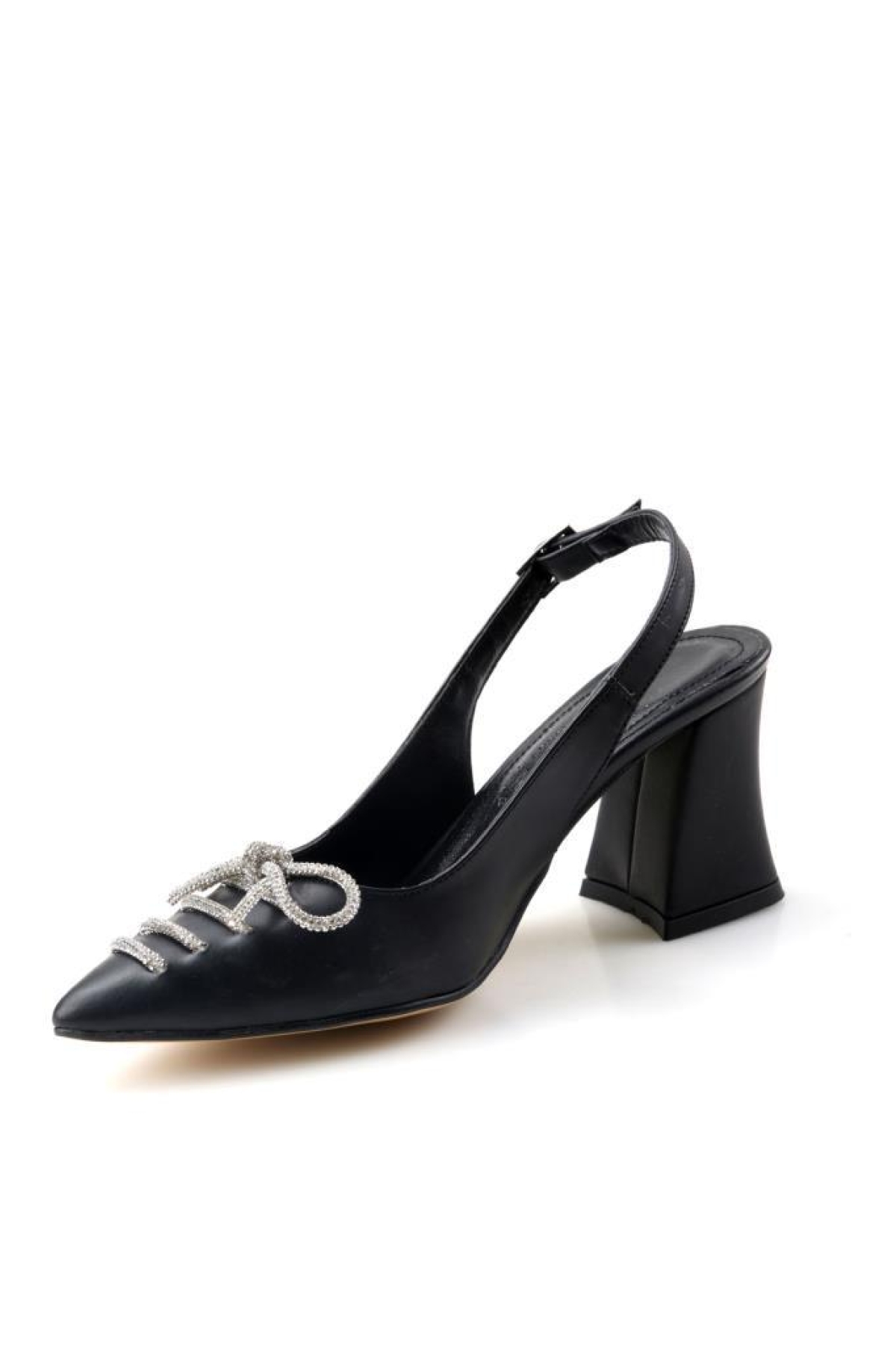 Asy 02466 7 Cm Kadın Topuklu Ayakkabı - Görsel 4