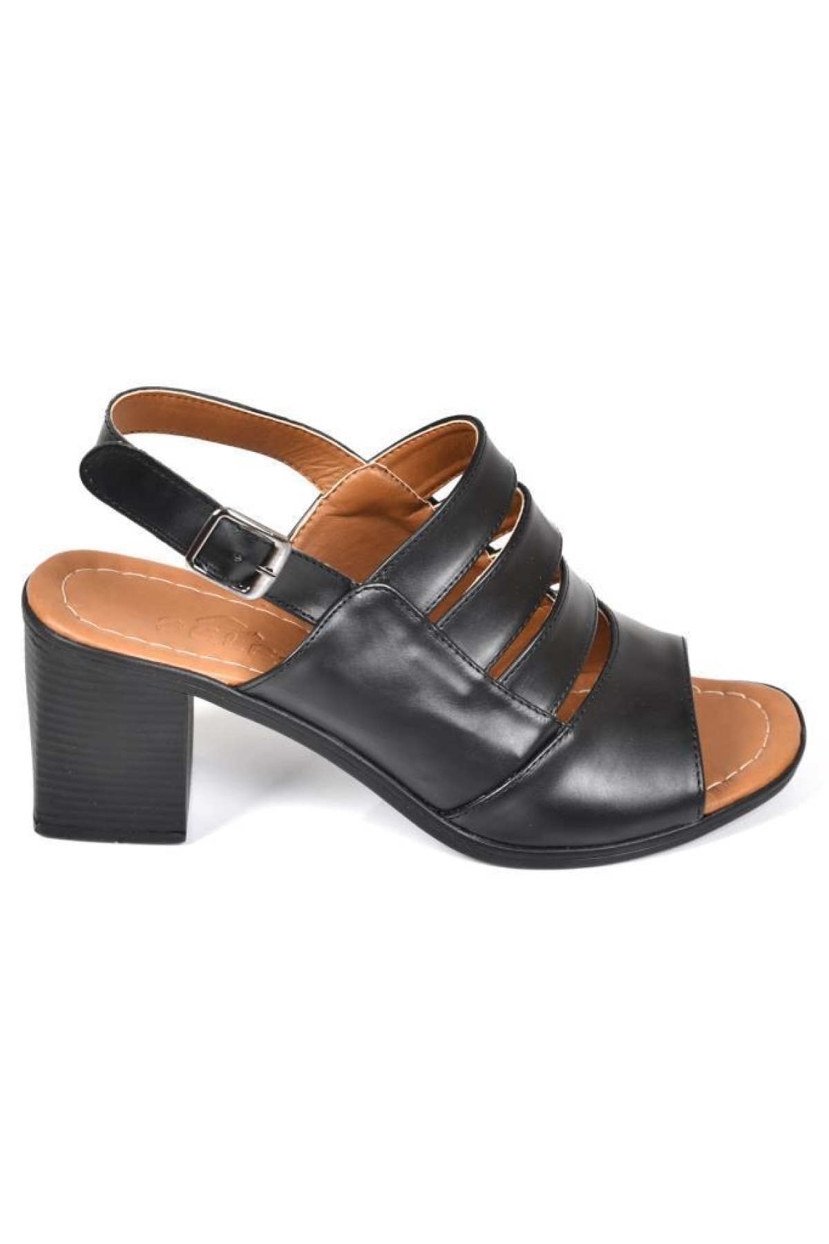 Frzn 02581 6 Cm Topuklu Kadın Sandalet Ayakkabı - Görsel 4
