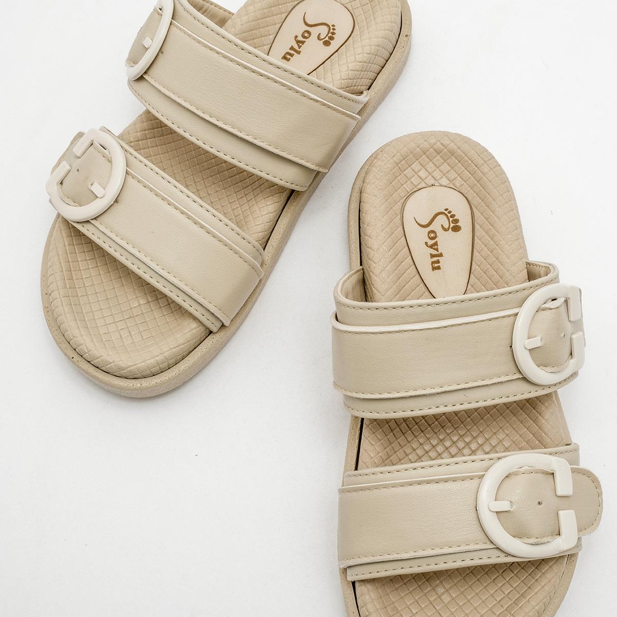 Kadın Tokalı Terlik TEN - Görsel 7