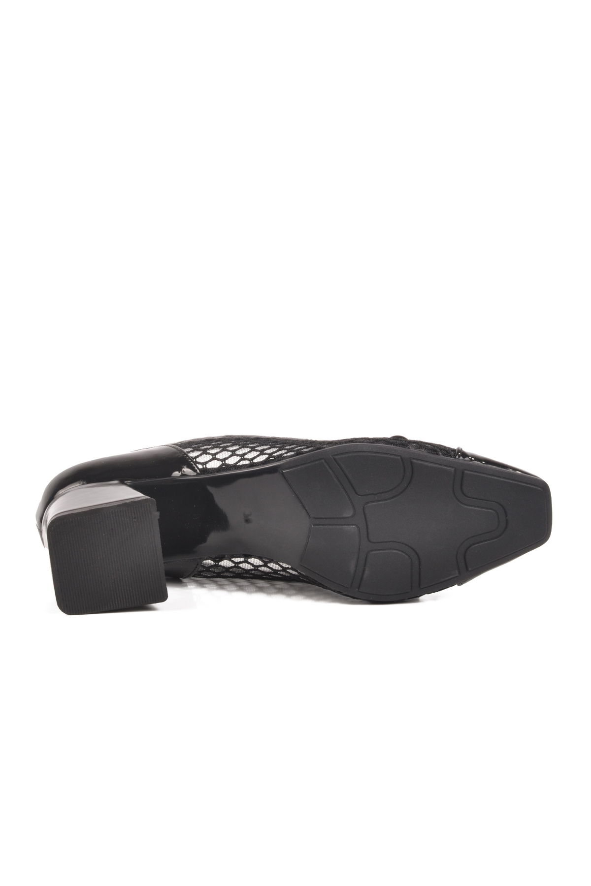 Siyah Rugan Anorak Örme Kadın Abiye Ayakkabı 250230 Z - Görsel 6