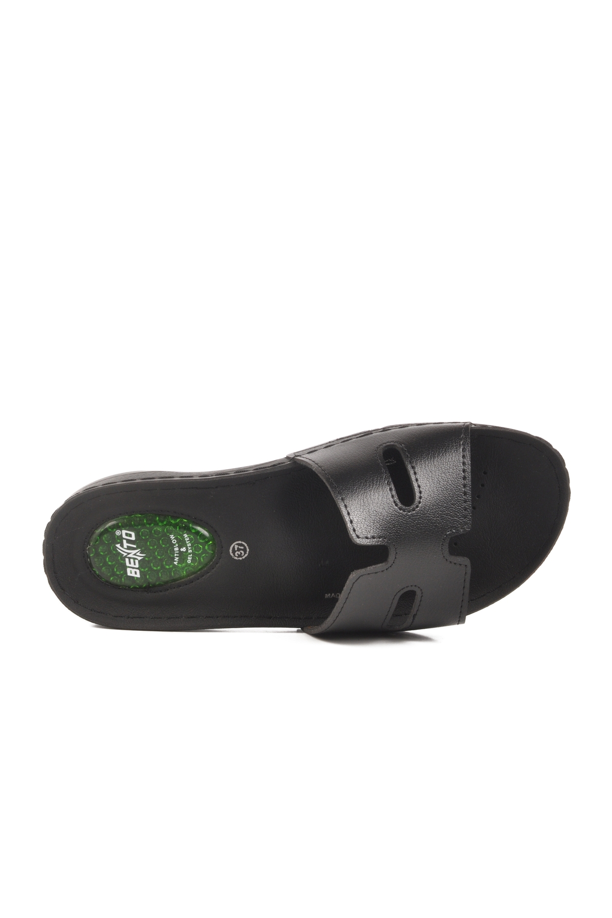 Siyah Jel Taban Anatomik Kadın Terlik 6813 Z - Görsel 5