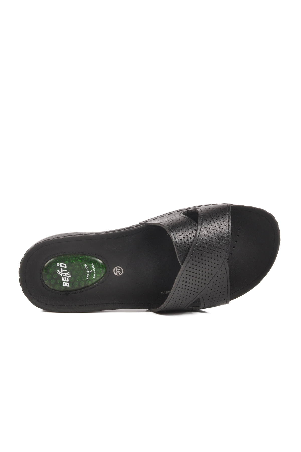 Siyah Jel Taban Anatomik Kadın Terlik 6806 Z - Görsel 5