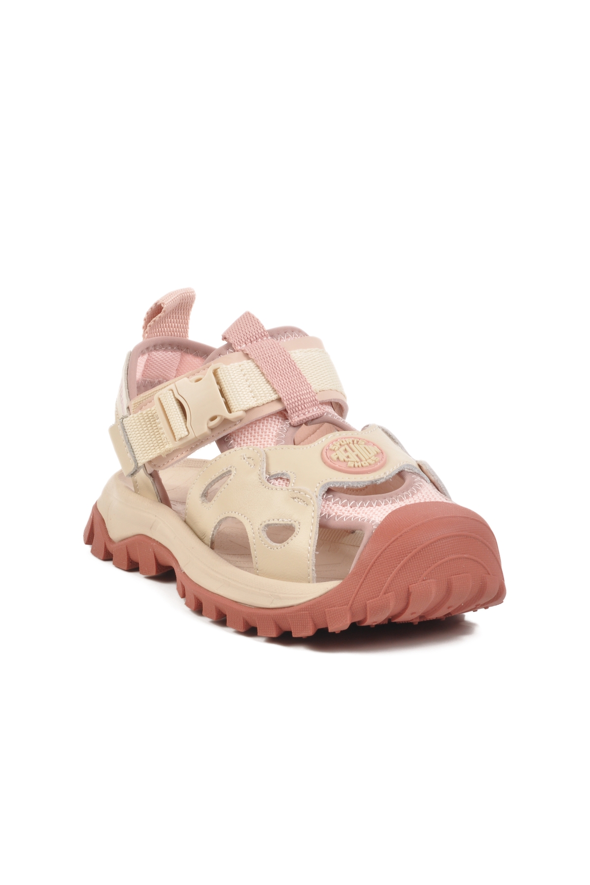 Pembe Cırtlı Hafif Kız Çocuk Spor Sandalet 25Y614 F - Görsel 4