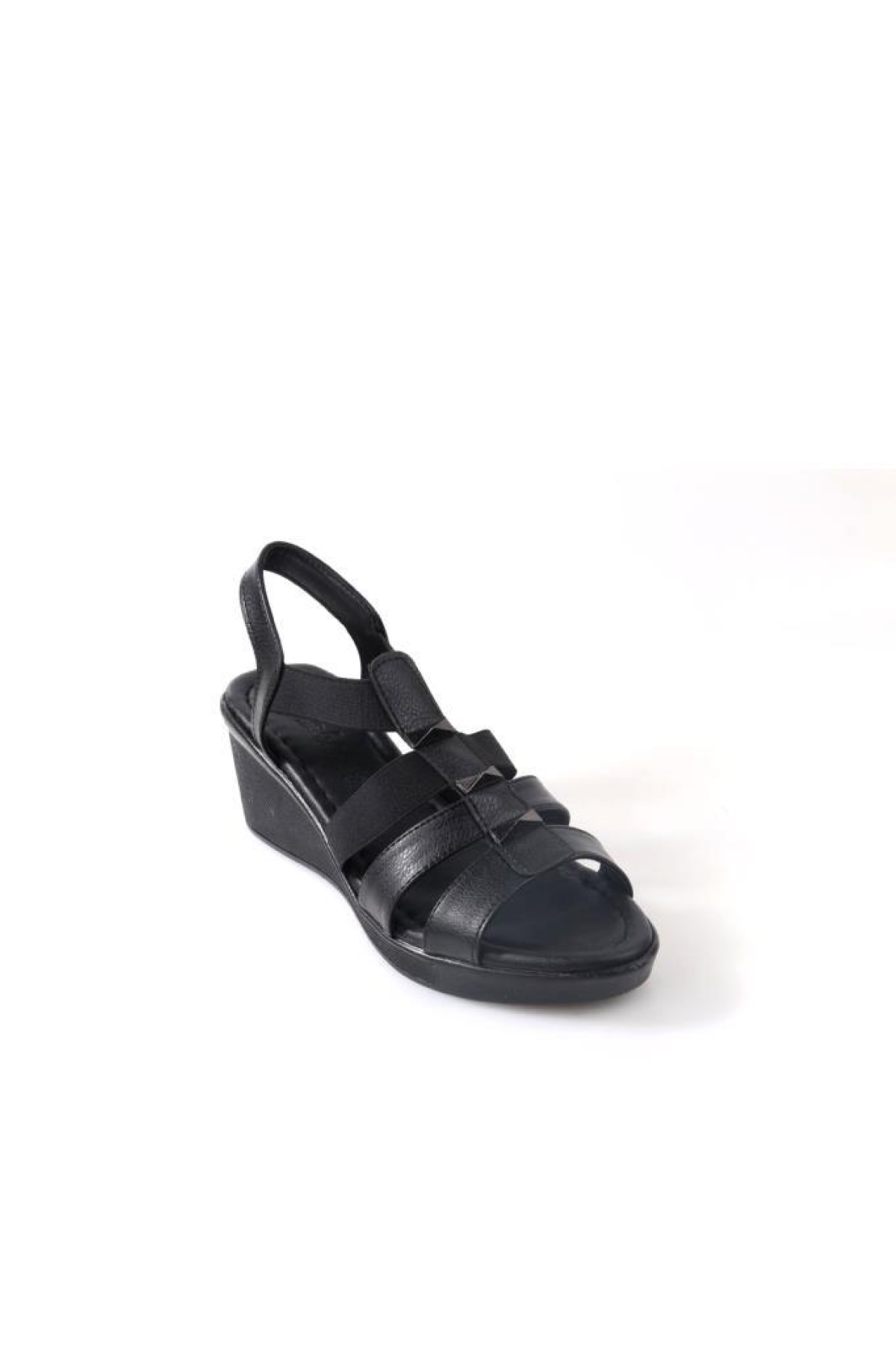 Mvşm 02860 Orto Pedik Dolgu Topuk Günlük Kadın Sandalet - Görsel 2