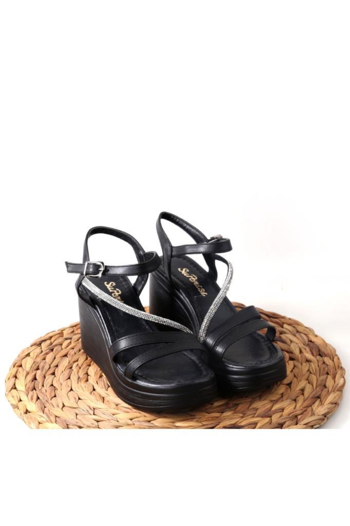 Sprs 02829 Dolgu Taban Kadın Sandalet - Görsel 5