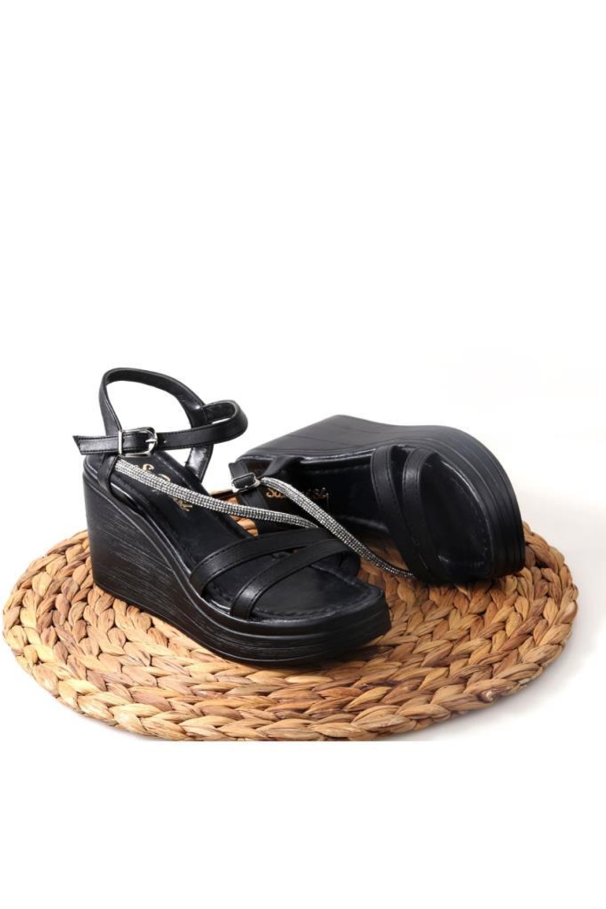 Sprs 02829 Dolgu Taban Kadın Sandalet - Görsel 6