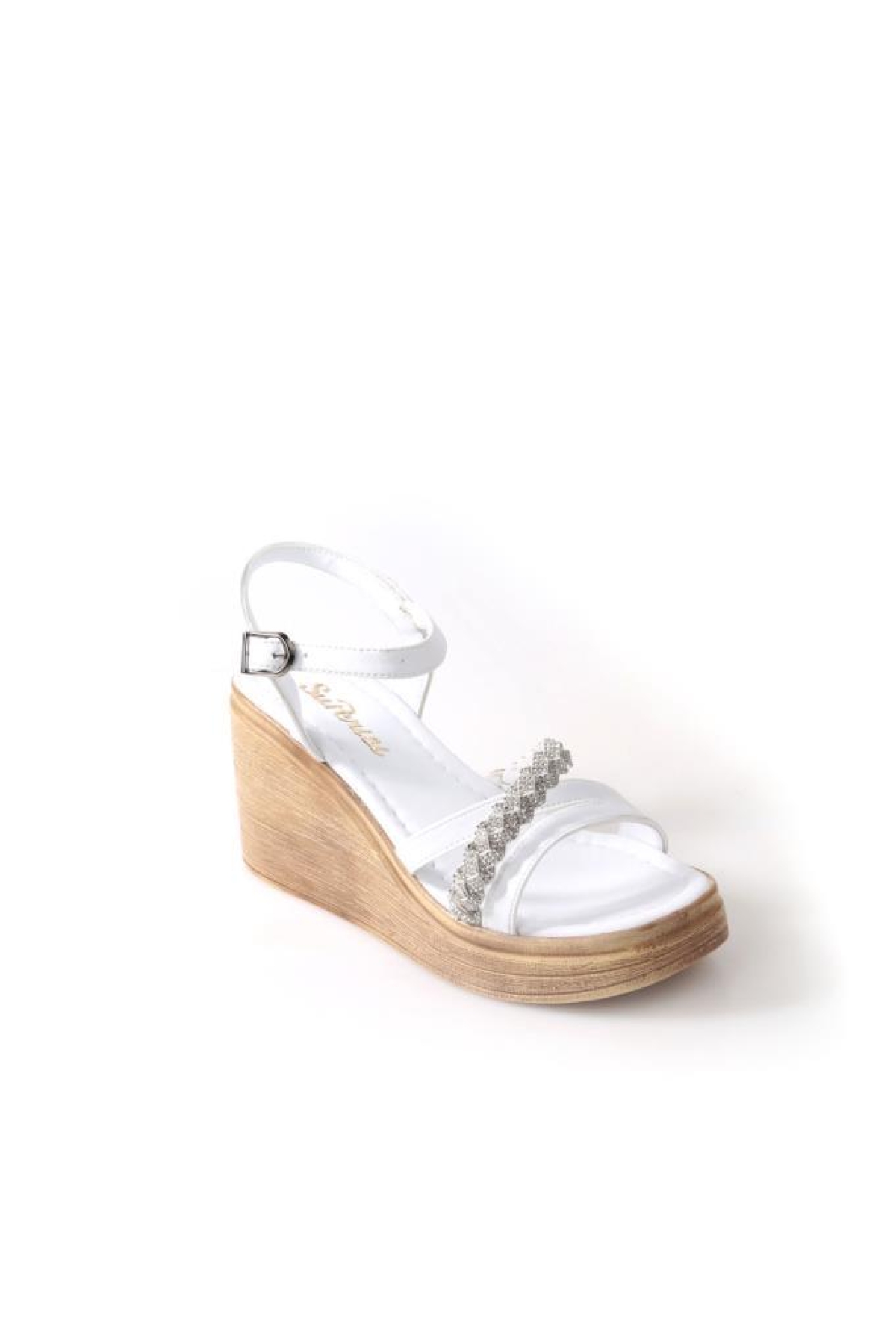 Sprs 02831 Dolgu Taban Kadın Sandalet - Görsel 2