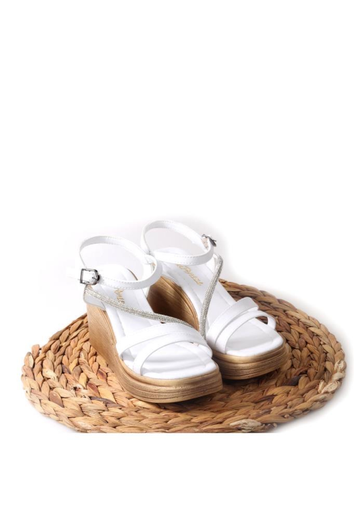 Sprs 02831 Dolgu Taban Kadın Sandalet - Görsel 5