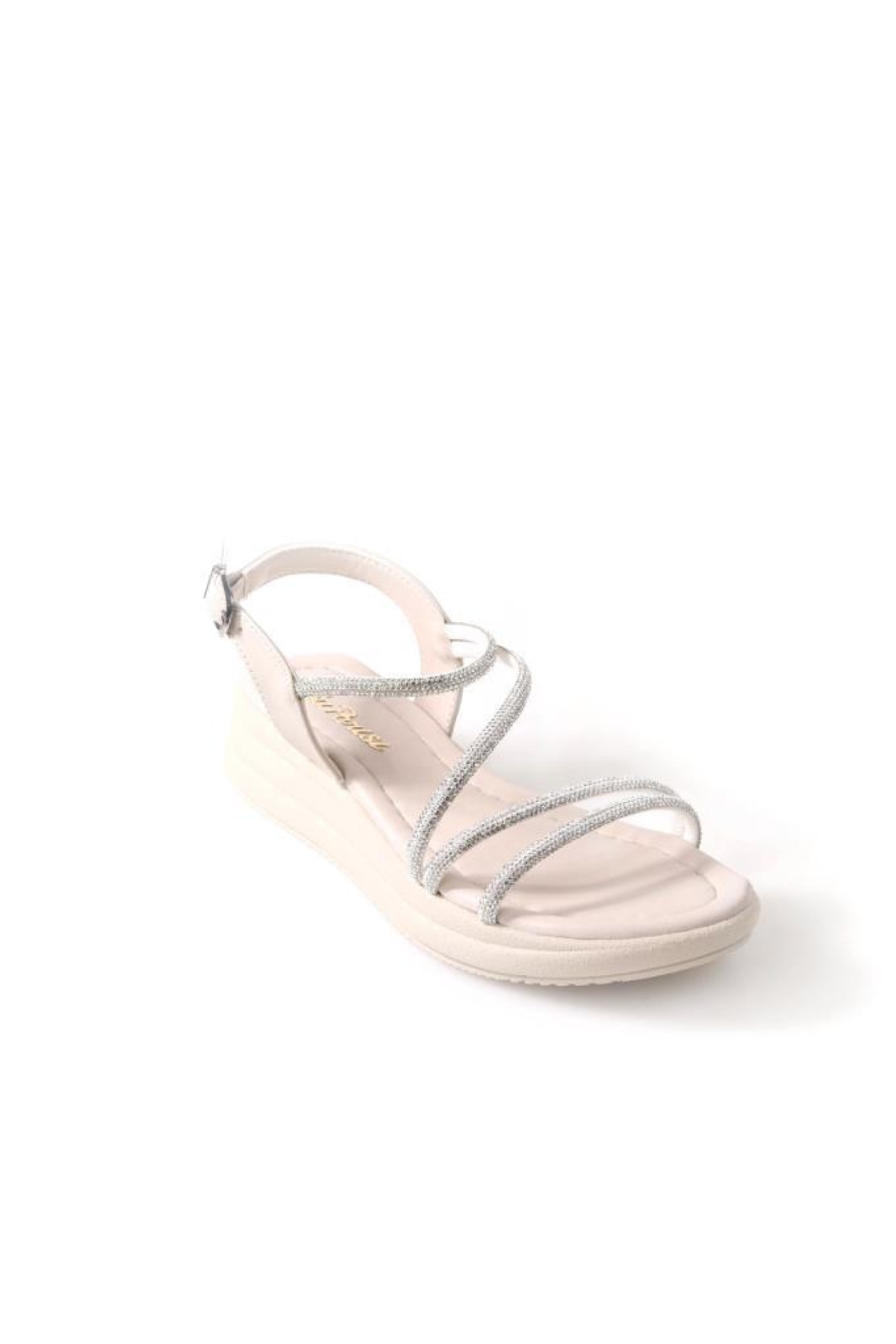 Sprs 02824 Kadın Günlük Taşlı Sandalet - Görsel 2