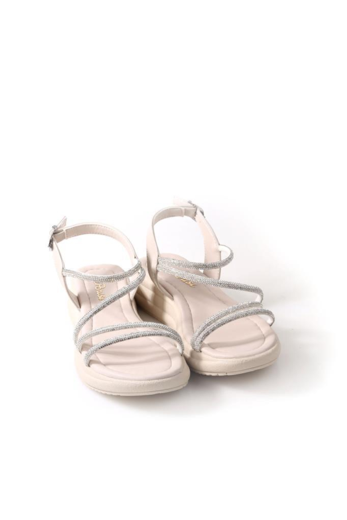 Sprs 02824 Kadın Günlük Taşlı Sandalet - Görsel 5