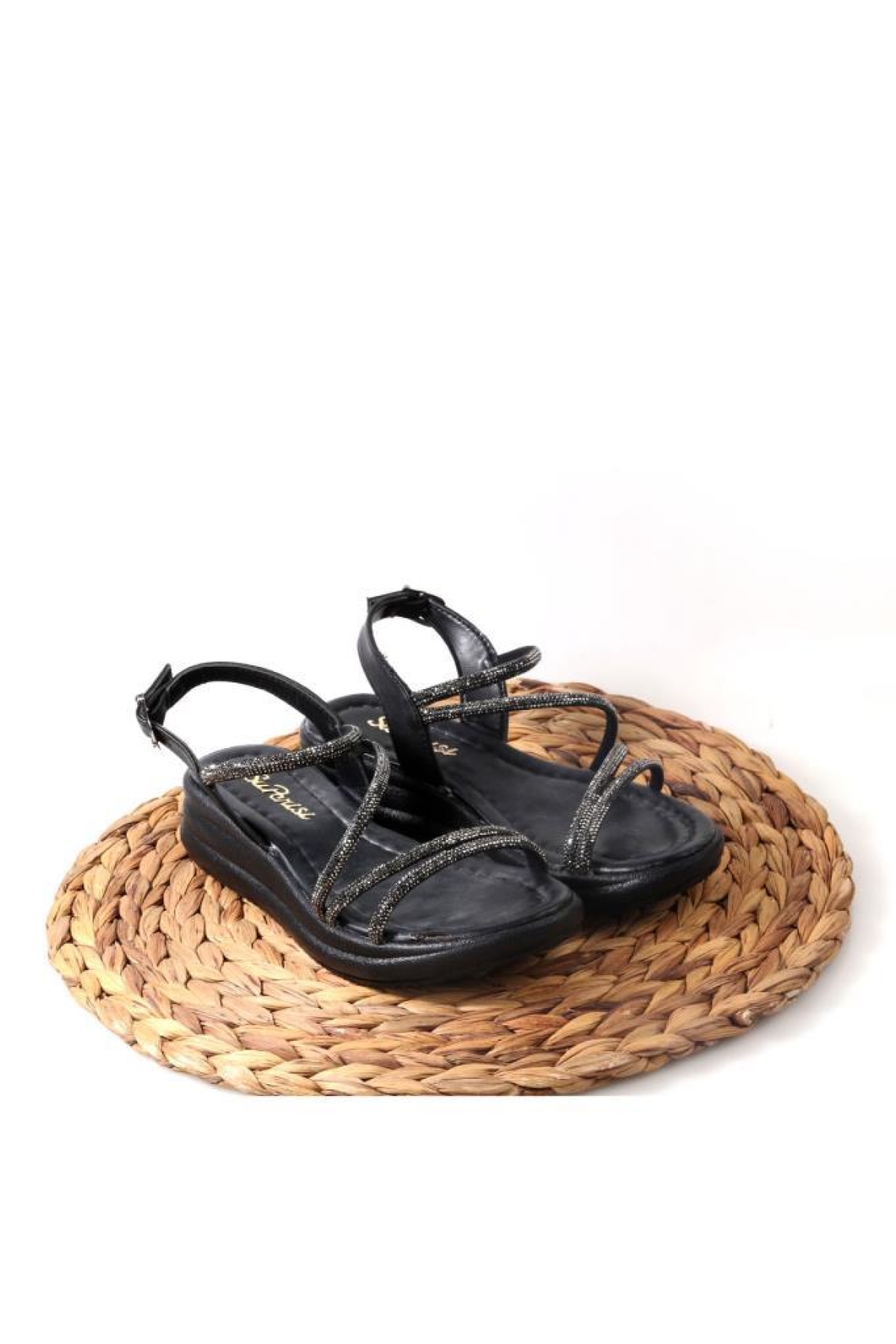 Sprs 02824 Kadın Günlük Taşlı Sandalet - Görsel 5