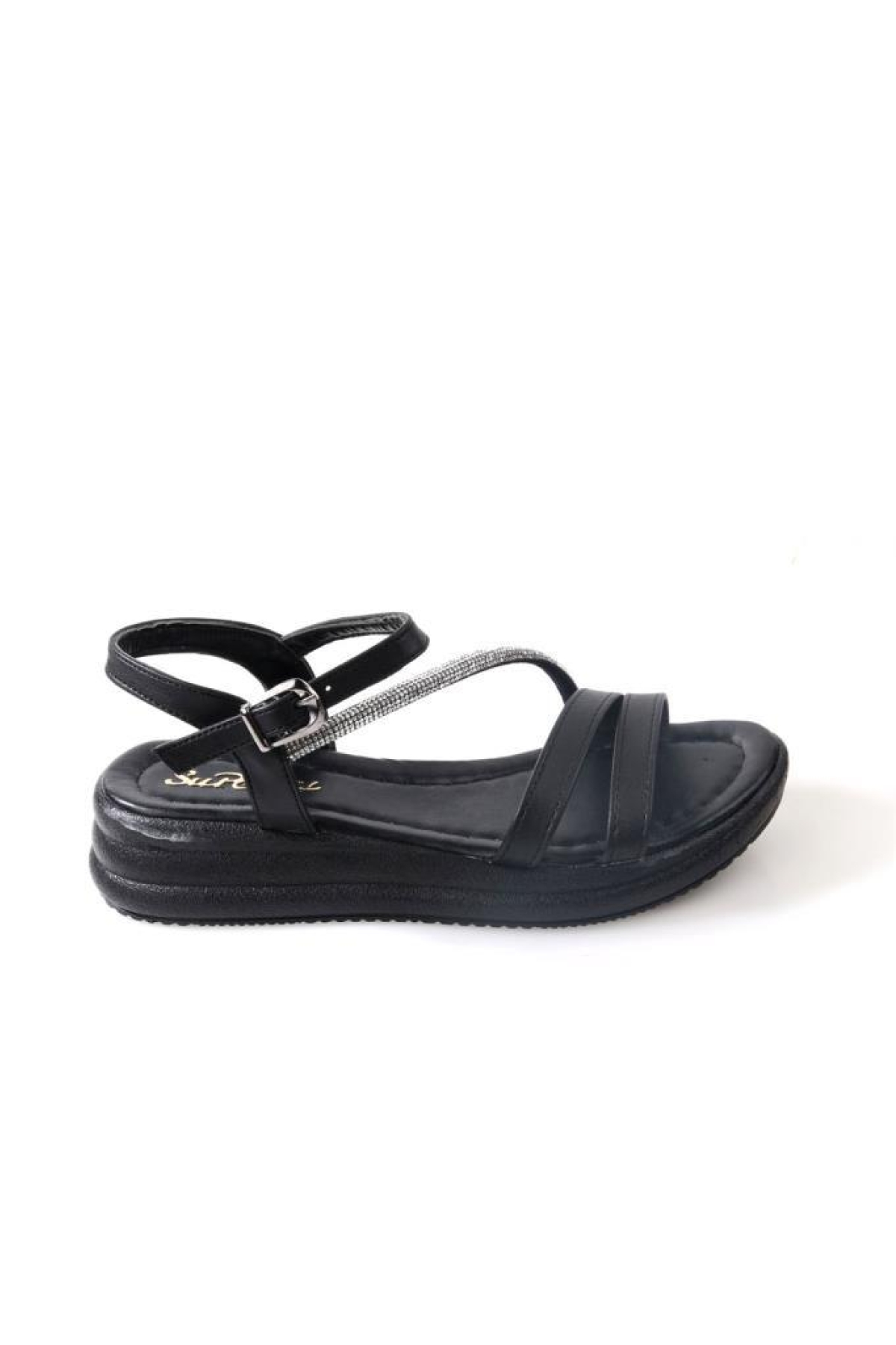 Sprs 02826 Kadın Günlük Taşlı Sandalet - Görsel 3