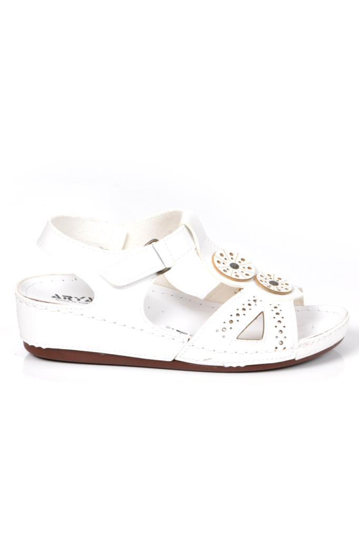09-268 Orto pedik Kadın Günlük Sandalet - Görsel 5