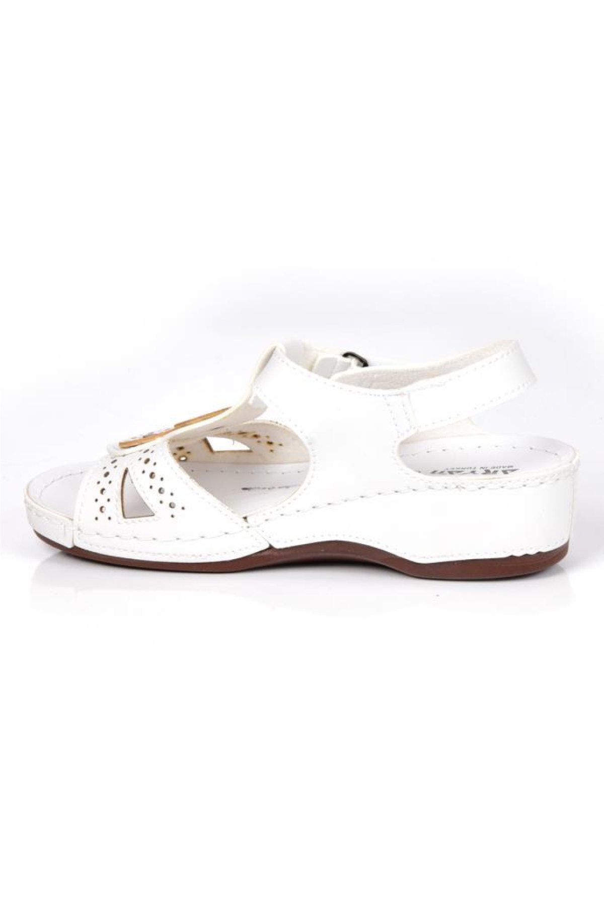 09-268 Orto pedik Kadın Günlük Sandalet - Görsel 6