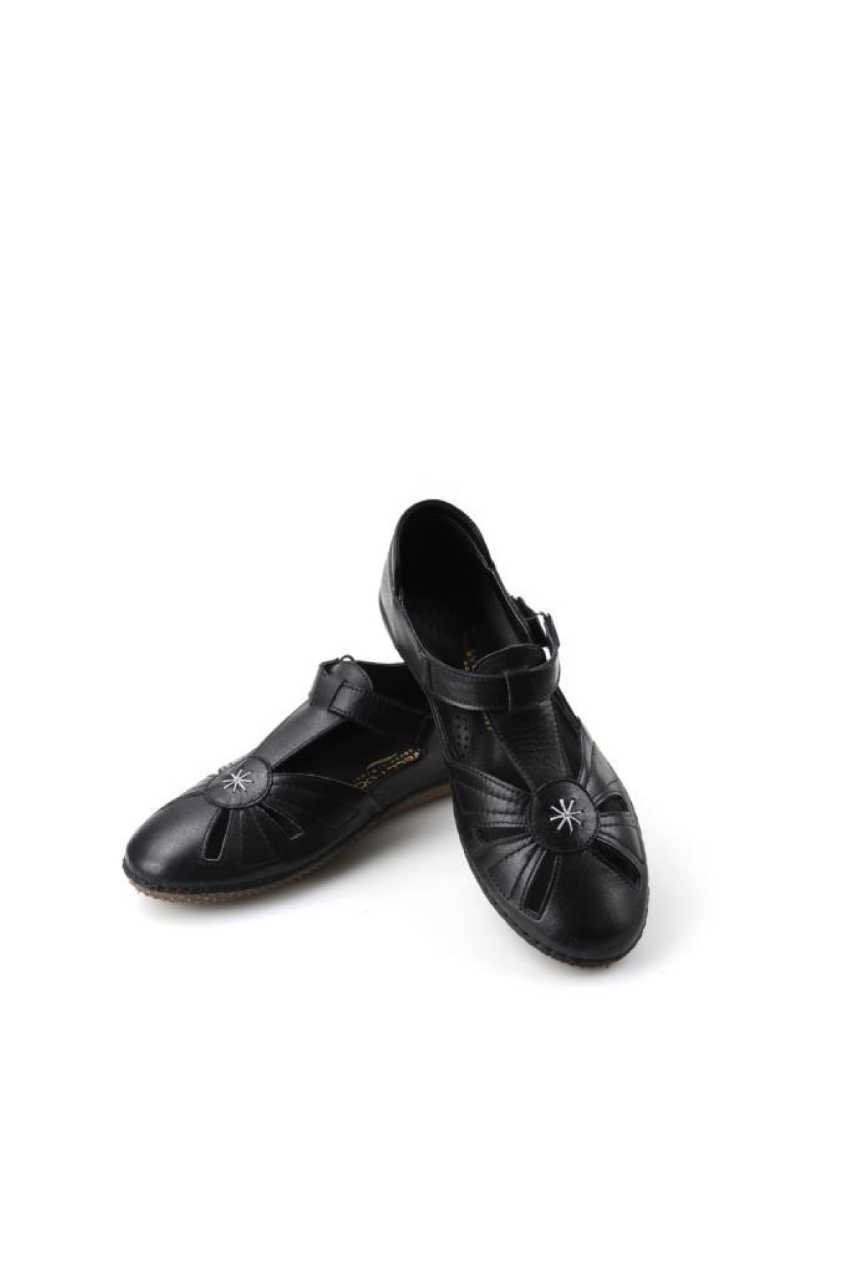 23021 Orto Pedik Kadın Hakiki Deri Sandalet Ayakkabı - Görsel 5