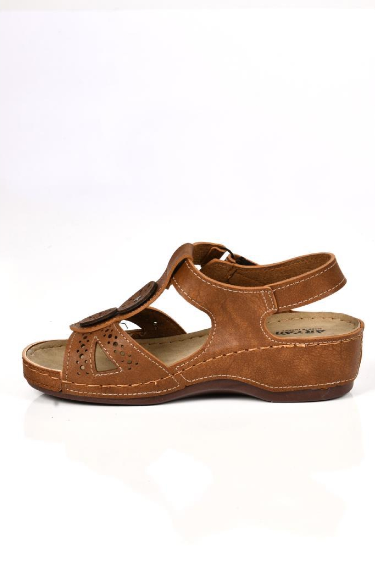 09-268 Orto pedik Kadın Günlük Sandalet - Görsel 5