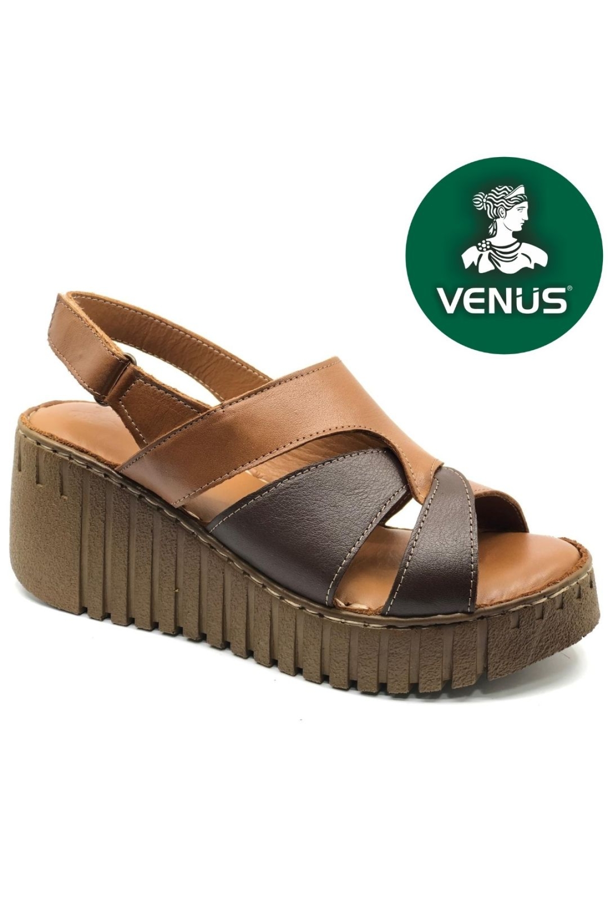 Morgen Hakiki Deri Comfort Ortopedik Kadın Sandalet - Görsel 3