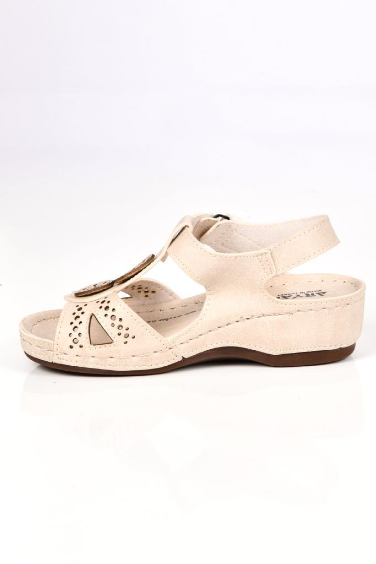 09-268 Orto pedik Kadın Günlük Sandalet - Görsel 5