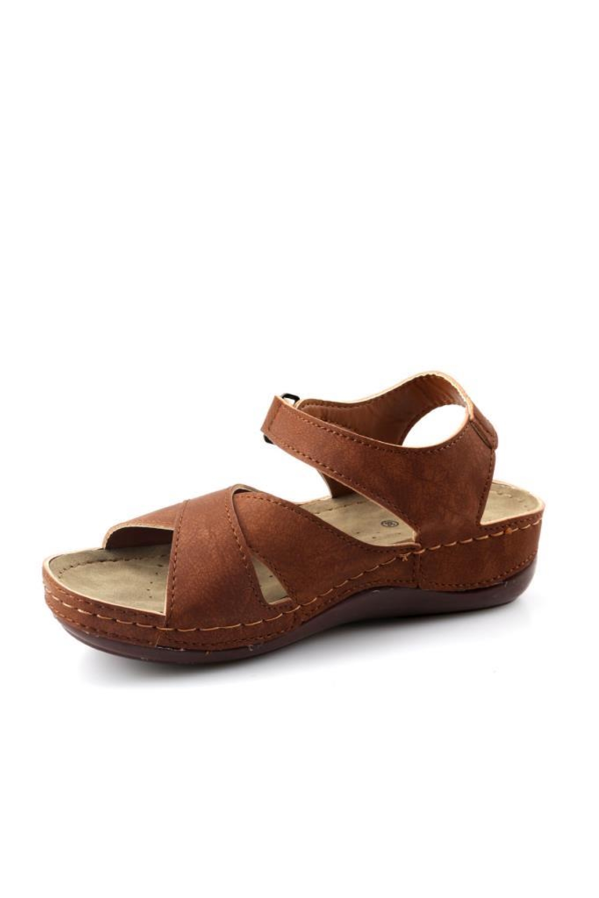 24-239 Orto pedik Kadın Günlük Sandalet - Görsel 4