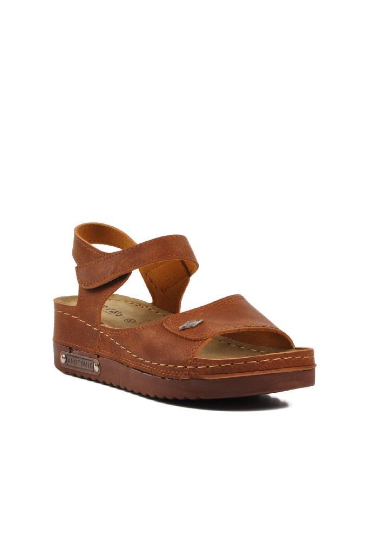 07-109 Orto pedik Kadın Günlük Sandalet - Görsel 2