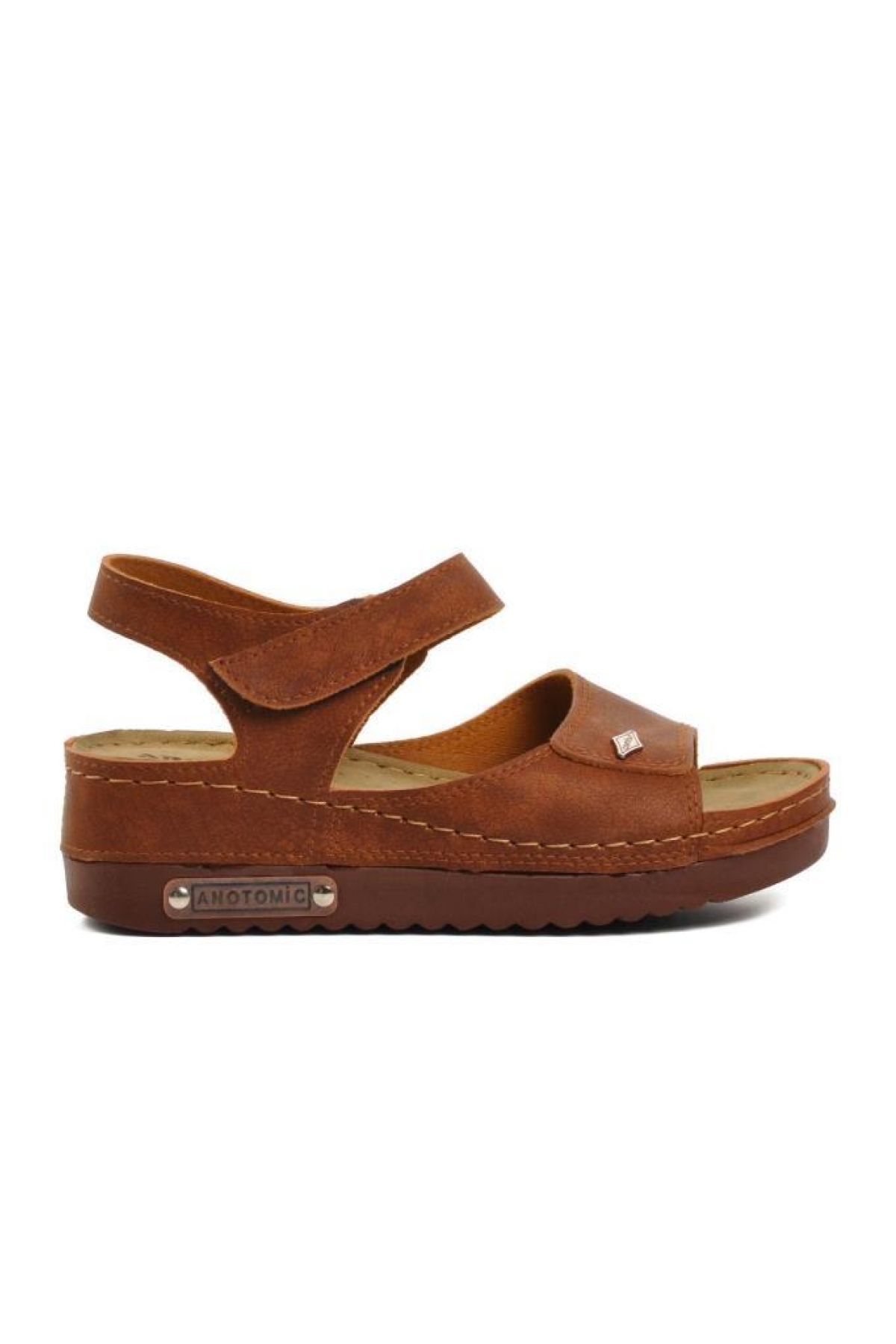 07-109 Orto pedik Kadın Günlük Sandalet - Görsel 3