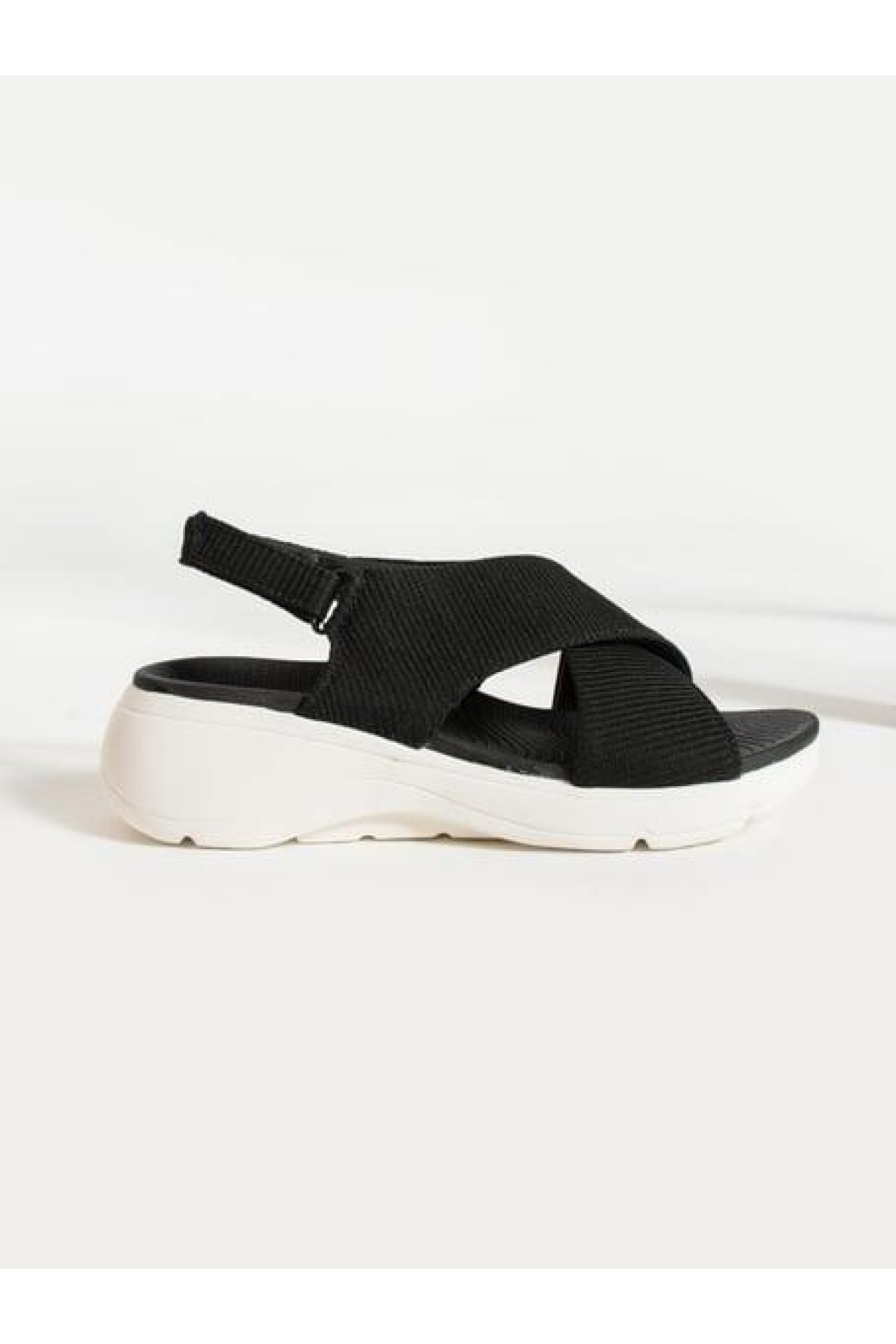 02790 Orto Pedik Günlük Kadın Triko Sandalet - Görsel 5