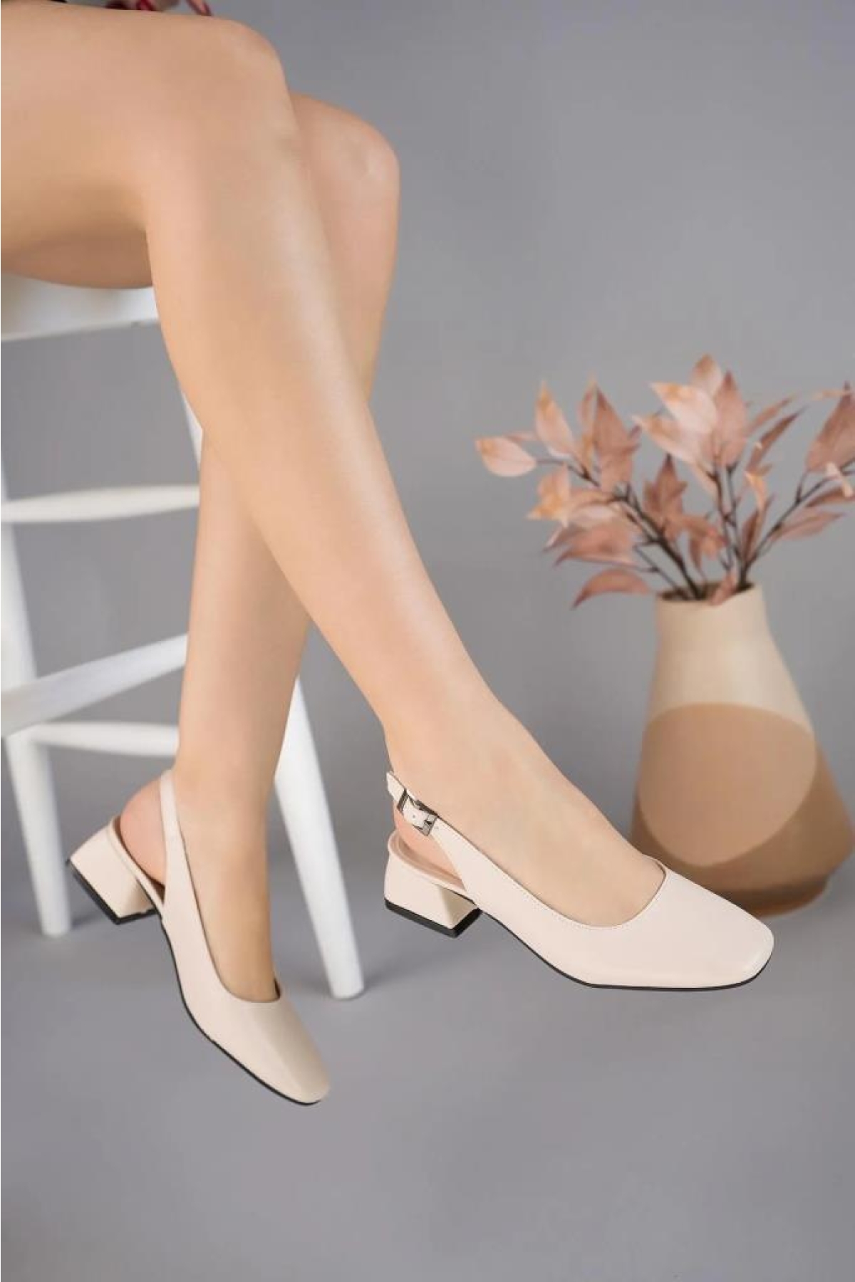 Gzzh 02820 3 Cm Topuklu Kadın Stiletto Ayakkabı - Görsel 2