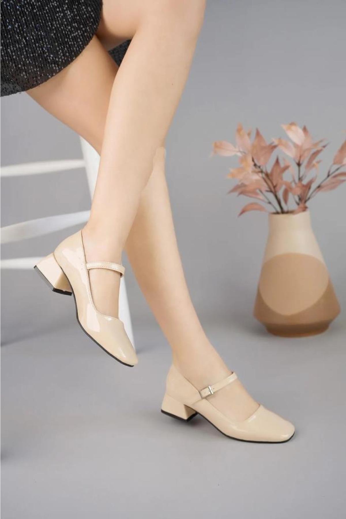 Gzzh 02819 3 Cm Topuklu Kadın Stiletto Ayakkabı - Görsel 3