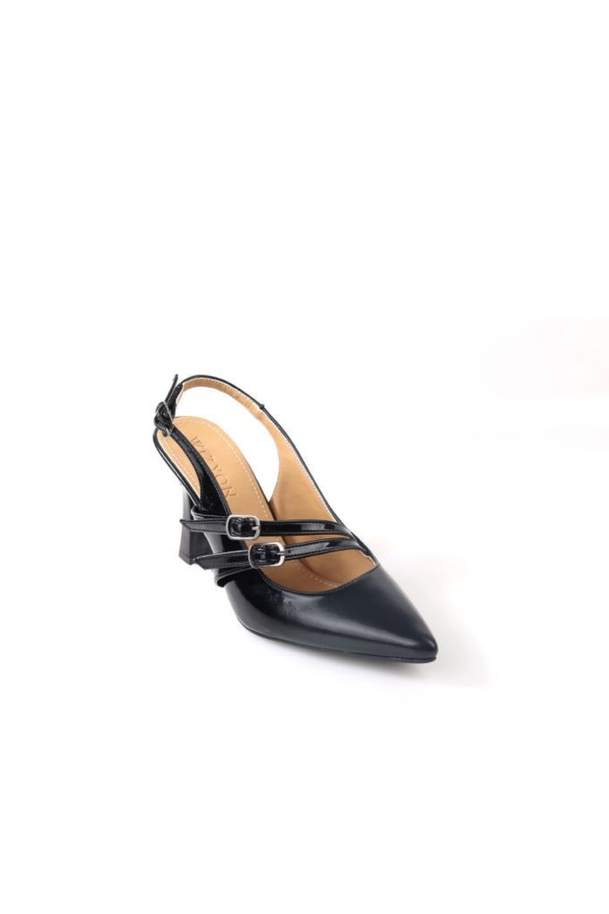 Wzy 02817 8,5 Cm Topuklu Kadın Arkası Açık Stiletto Ayakkabı - Görsel 3