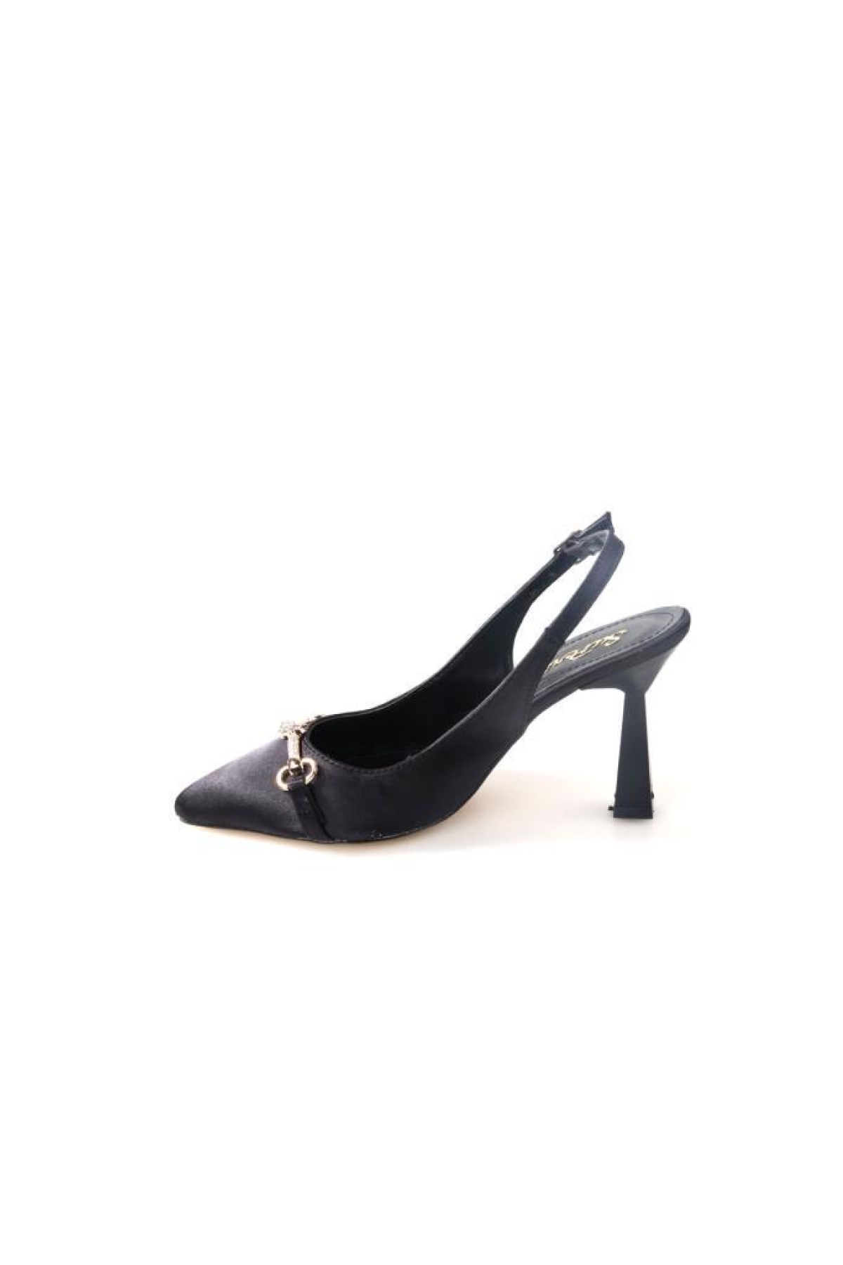 Sprs 02833 8,5 Cm Topuklu Kadın Arkası Açık Stiletto Ayakkabı - Görsel 4