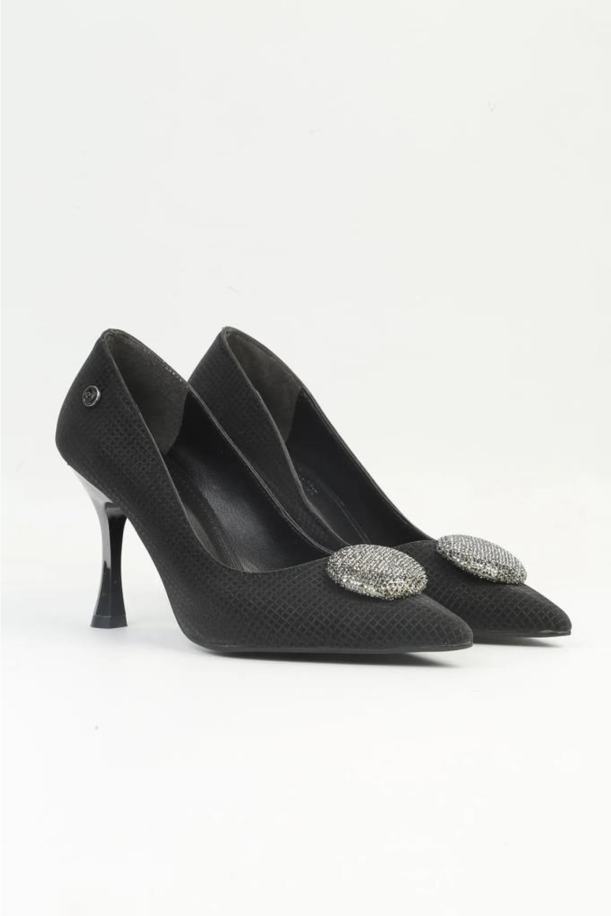 54031 Kadın Abiye Taşlı Stiletto Ayakkabı - Görsel 3