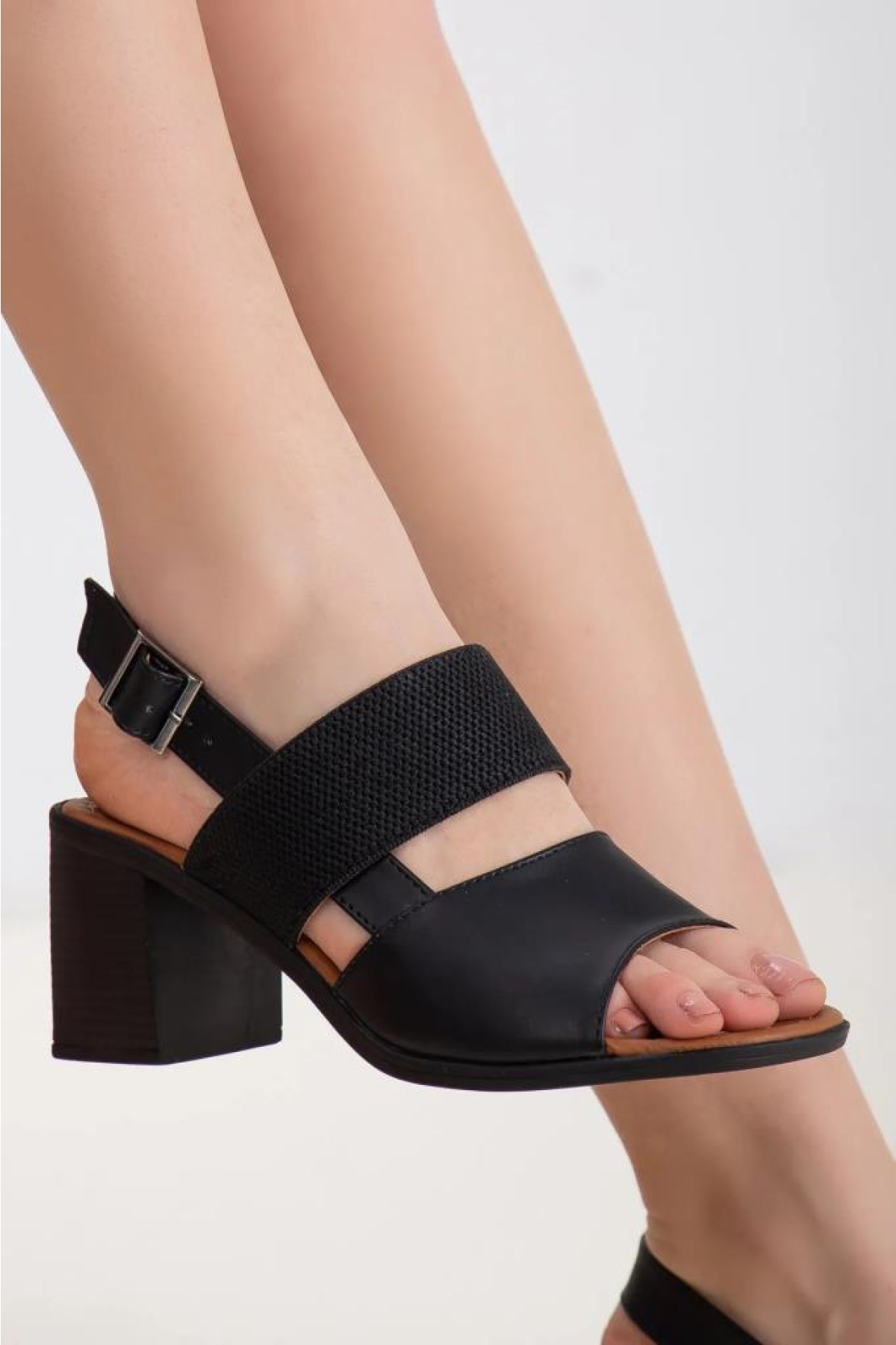 Frzn 02876 6 Cm Kadın Topuklu Sandalet - Görsel 3