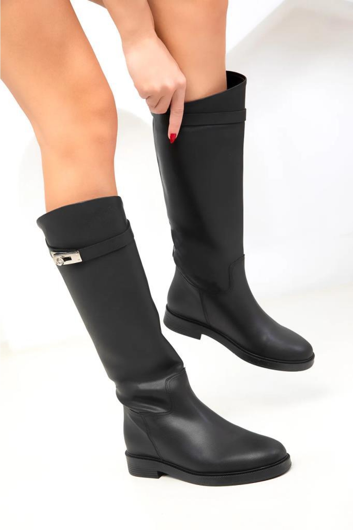 Mnrs 02970 Kadın Çizme Bot - Görsel 4