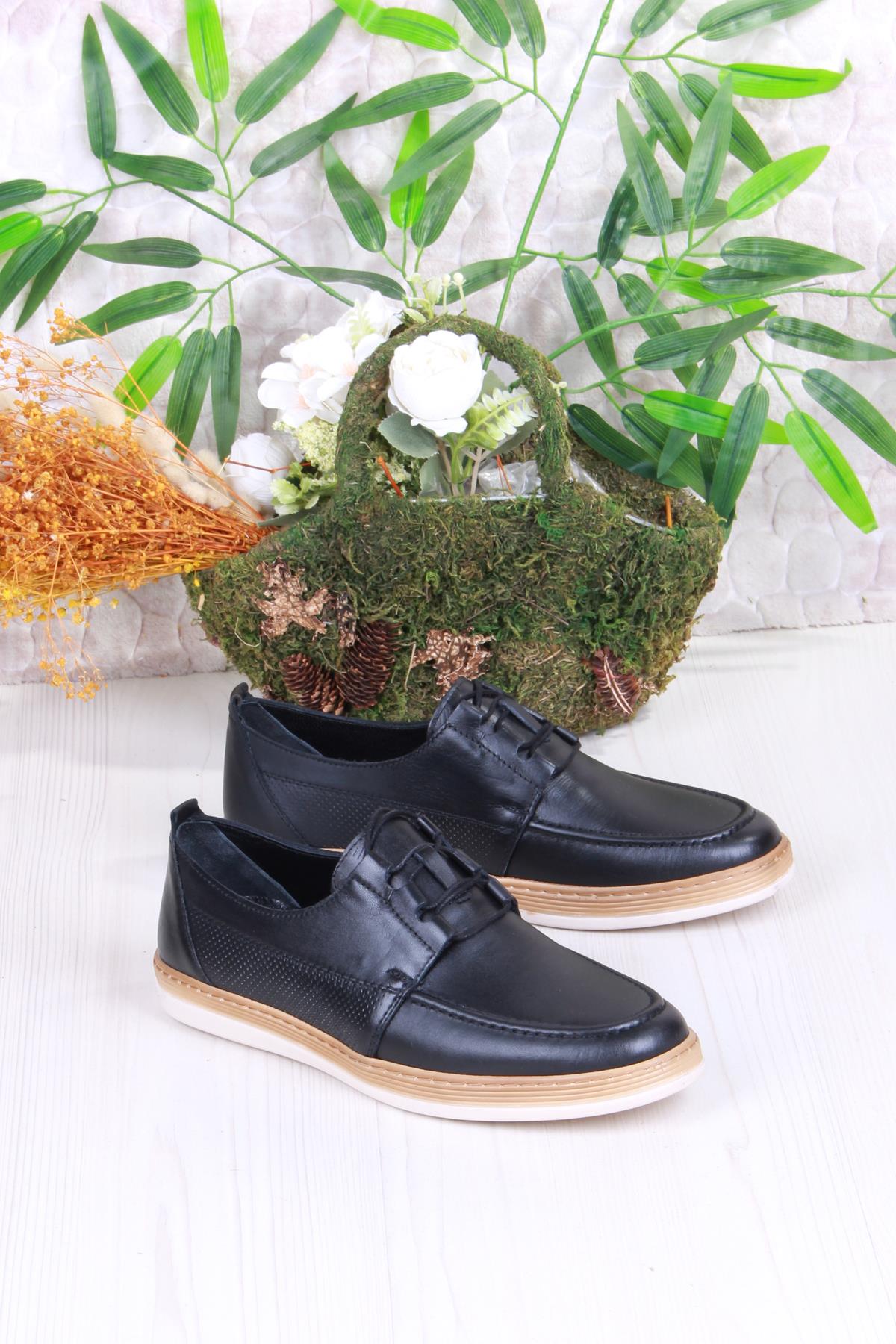 4169 Bordolli Yumuşak Hafif İç Ve Dış Hakiki Deri Erkek Ayakkabı - Görsel 2